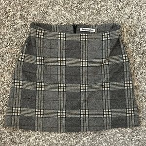 Reformation plaid Mini Skirt, size 6